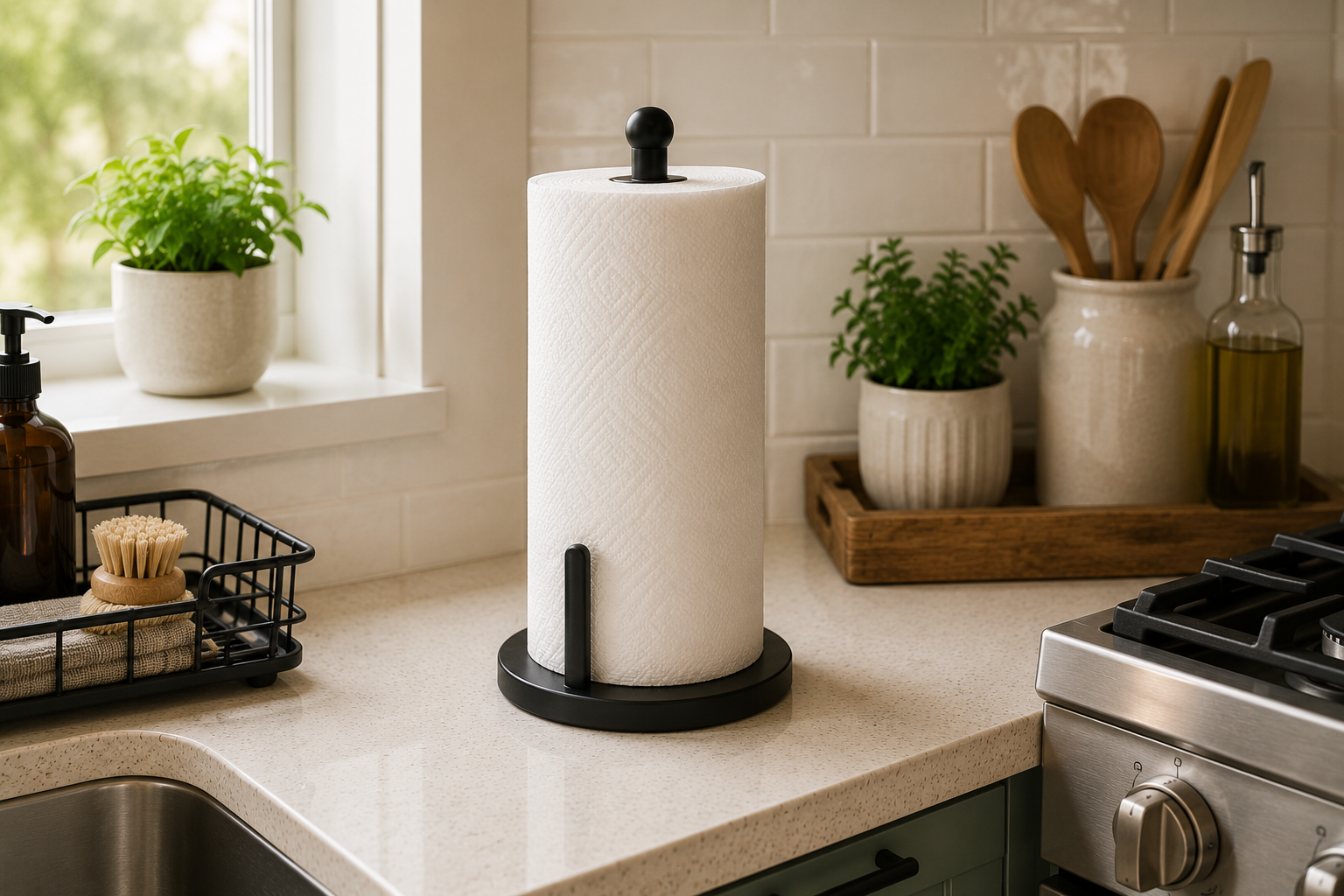 Paper towel holder